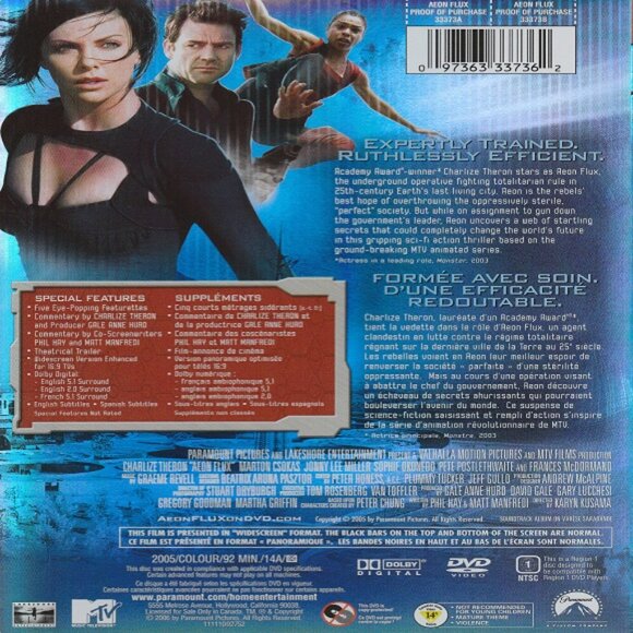 Aeon Flux - 2005 DVD Video - Picture 2 of 2